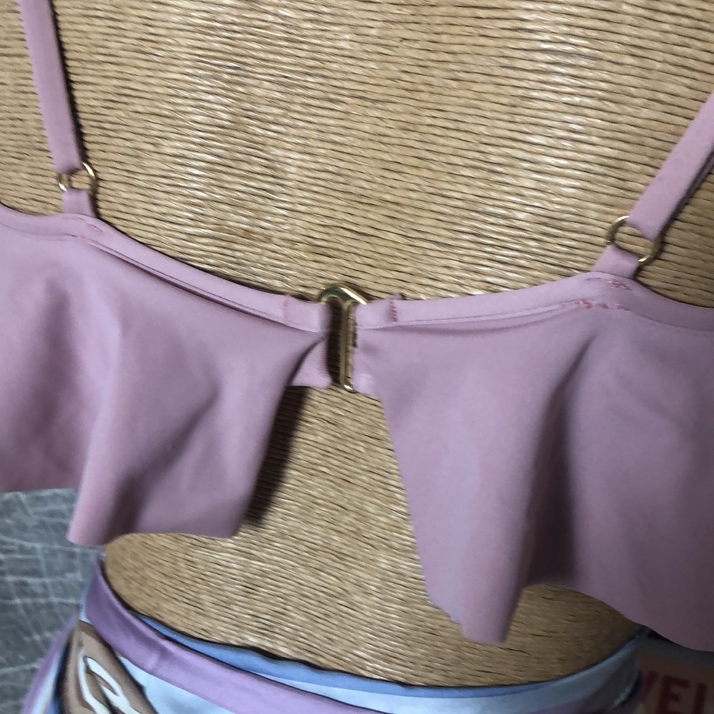 Montce Pink Ruffle Women's Top - Picture 5 of 8